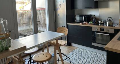 Full Appart / 4 chambres, 4 SDB, Terrasse, Garage, Baby Foot