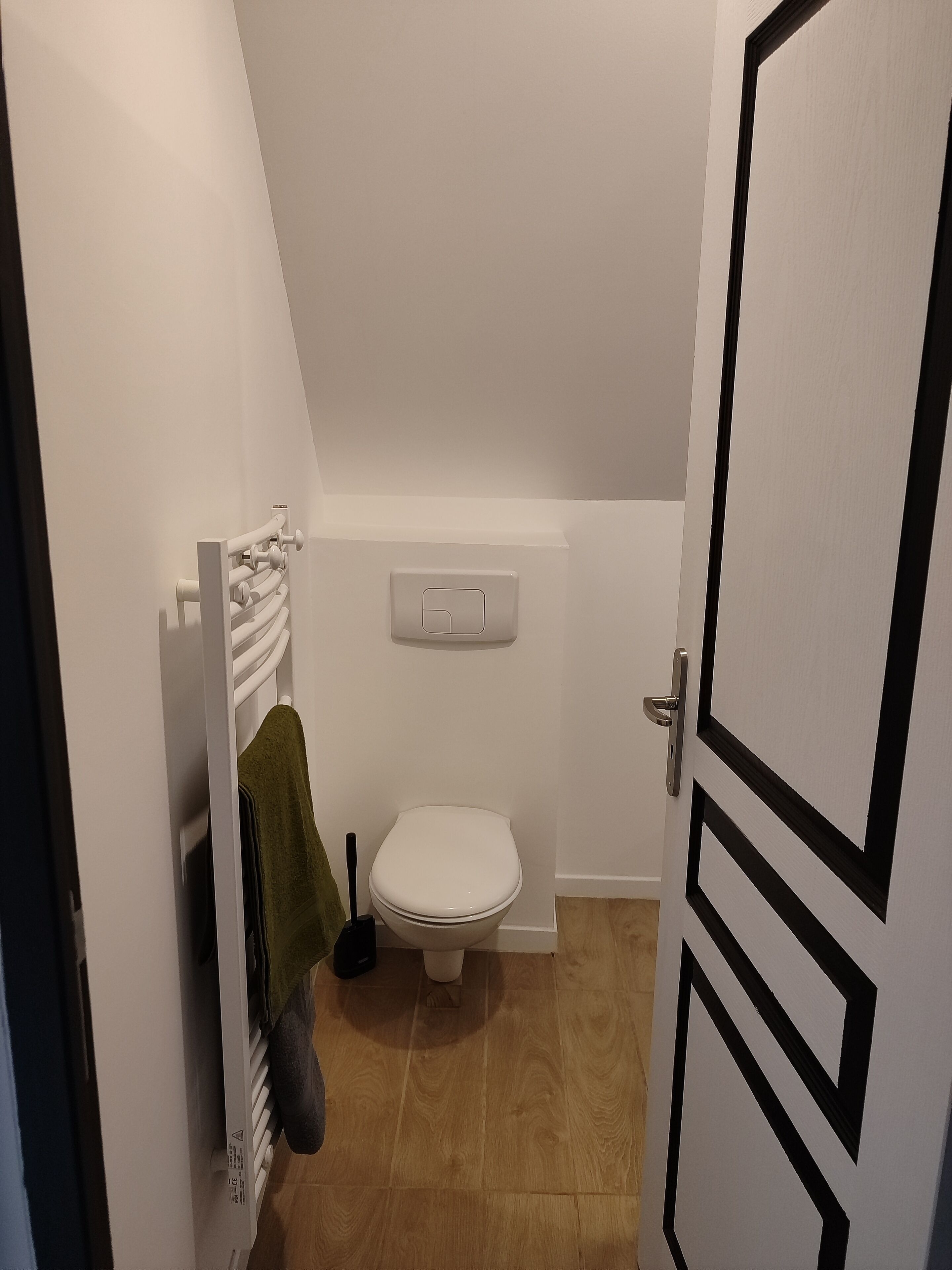 Dusche, Handtücher, Toilettenpapier