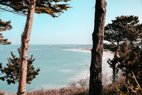 Terrace with sea view for 2 people in Plouguerneau