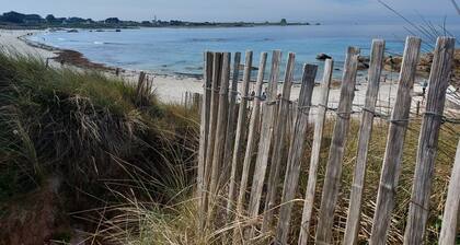 100 m vom Strand entfernt, Chalet auf der Düne für 5