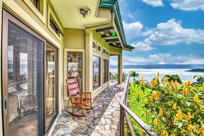 Windows on the water is how I describe this beautiful property.