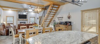 格里尔斯费里湖通道和甲板：团体度假屋！