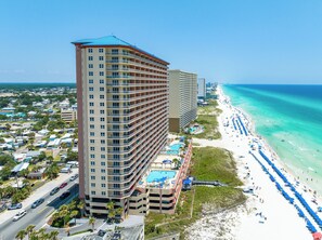 Exterior - Beachfront with unbeatable views, 3BR 2BA Condo at Sunrise Beach! (Panama City Beach)