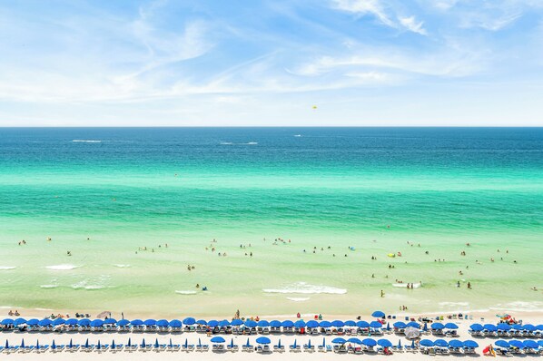 On the beach - Beachfront with unbeatable views, 3BR 2BA Condo at Sunrise Beach! (Panama City Beach)