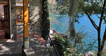 Waterfront Villa located at Lake Atitlan, in Tzununa, Overlooking the volcanos.