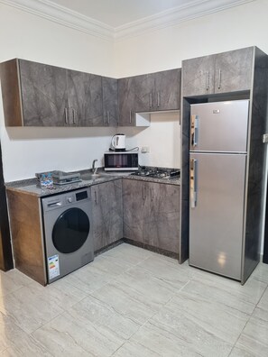 Apartment, 1 Schlafzimmer, barrierefrei, Raucher | Eigene Küche