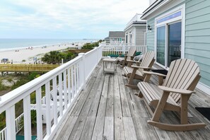 Property grounds - Oceanfront 7 BR Beach House with Private Pool! 7th Heaven (Surfside Beach)