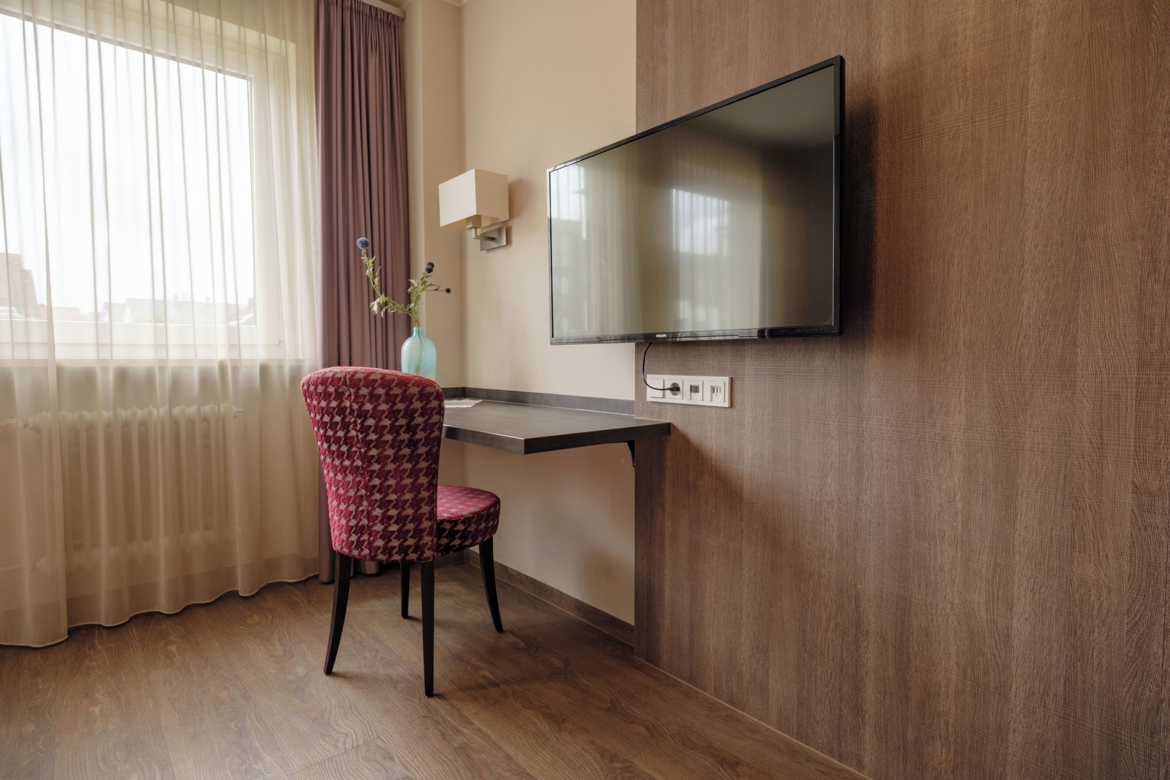Habitación individual estándar | Ropa de cama hipoalergénica, edredón y escritorio 