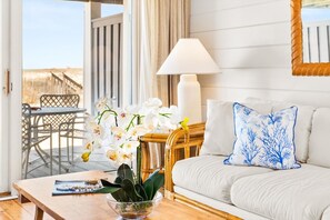 Maison mitoyenne, 2 chambres | Coin séjour