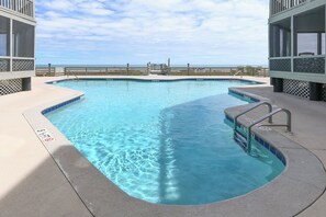Pool - Oceanfront 3 BR Condo with a Shared Pool! Sea Cloisters II 101B (Surfside Beach)