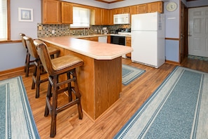 Fridge, microwave, stovetop, dishwasher - Oceanfront 2 BR Condo with a Shared Pool! Surfwatch I 105 (Surfside Beach)