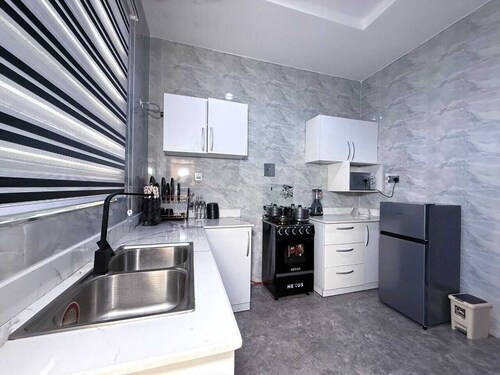 Our brand new two-bedroom apartment in Surulere.