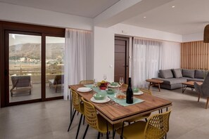 Dining - Thyme Sea View Apartment 1 by 8essentially (Souda)