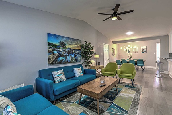 Enjoy the open concept floor plan