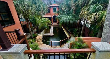 The Casita is a stunning villa in a tropical oasis in historic downtown DeLand.