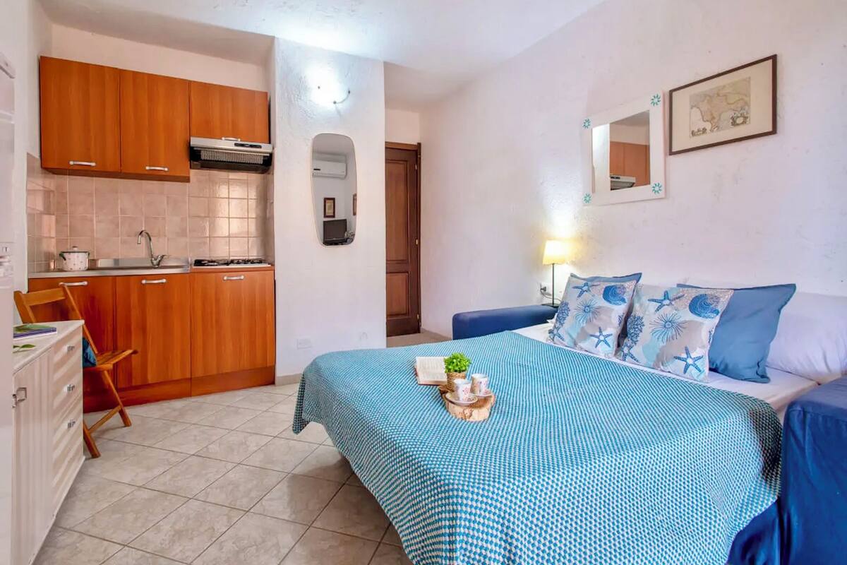 Classic Studio | Living area | 24-inch flat-screen TV with satellite channels