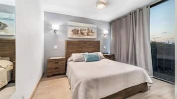 2 slaapkamers, een strijkplank/strijkijzer, gratis wifi, beddengoed