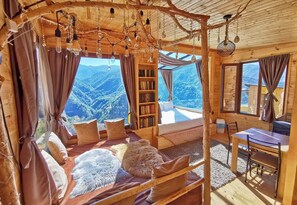 Deluxe-Ferienhaus, Mehrere Betten, Nichtraucher, Bergblick