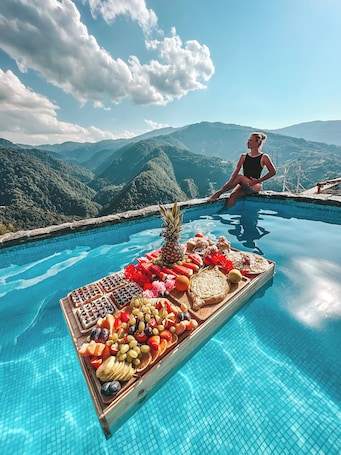 Luxury Villa, Mountain View | Individually decorated, individually furnished, soundproofing, free WiFi. Eco House Merisi