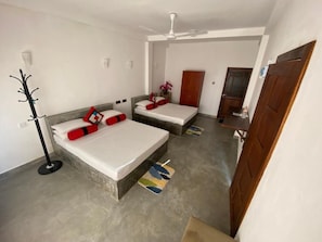 Family Quadruple Room, Mountain View | In-room safe, desk, laptop workspace, blackout drapes - Ella backpack hostel  (Ella)