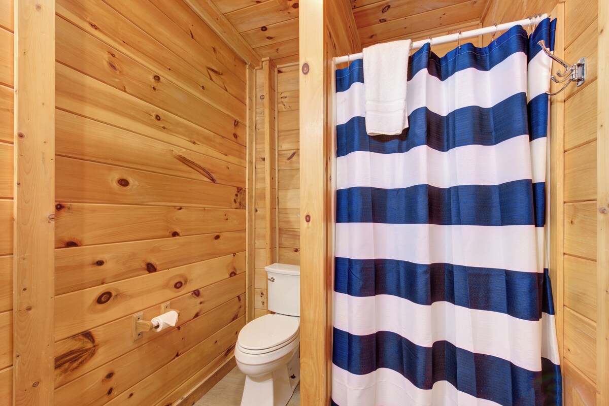 Photo 63 of Charming Log Cabin w/ a Private Hot Tub, Pool Table, Outdoor Fireplace