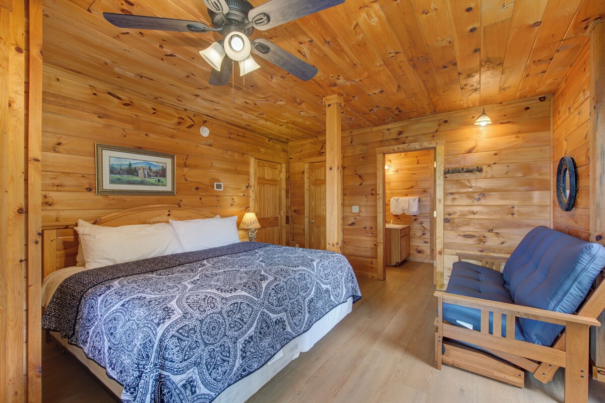 Photo 60 of Charming Log Cabin w/ a Private Hot Tub, Pool Table, Outdoor Fireplace