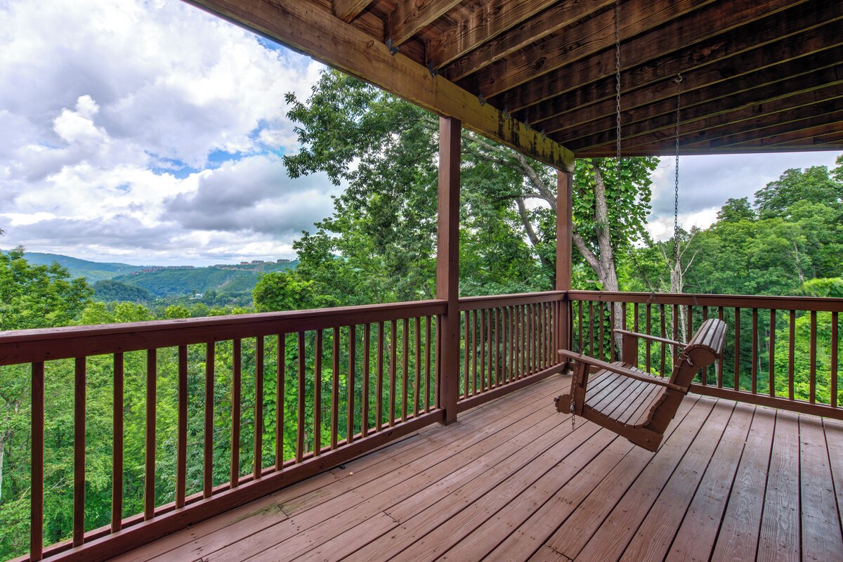 Photo 70 of Charming Log Cabin w/ a Private Hot Tub, Pool Table, Outdoor Fireplace