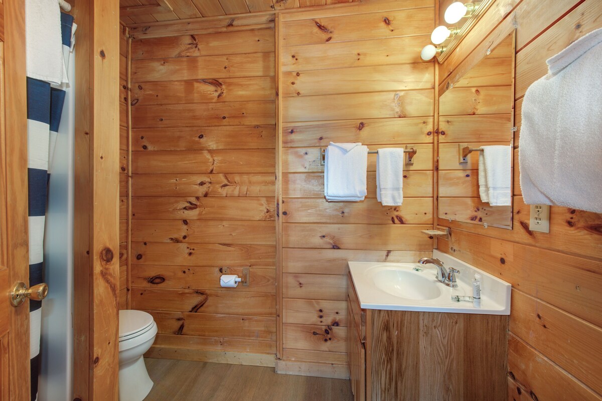 Photo 66 of Charming Log Cabin w/ a Private Hot Tub, Pool Table, Outdoor Fireplace