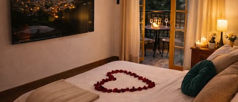 Down comforters, Select Comfort beds, individually decorated