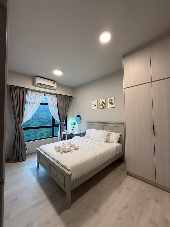 2 soverom, strykejern/-brett, wi-fi og sengetøy