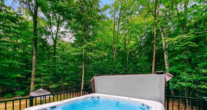 Log Cabin Winter Vibes • Hot Tub, Fire Pit & Games