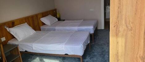 1 slaapkamer, een strijkplank/strijkijzer, wifi, beddengoed