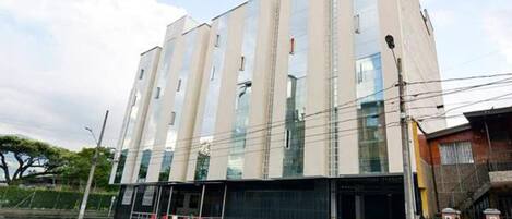 Overnatningsstedets facade