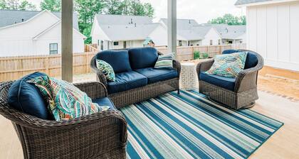 Stark Landing is a brand new modern home located in the heart of Starkville!