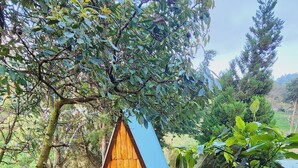 Cabana familiar, balcó, vistes a la muntanya