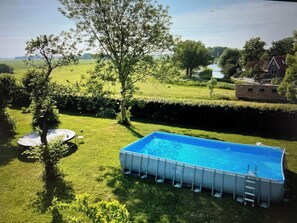 Pool - Luxury holiday cottage, stunning views, and hot tub. (Pingjum)