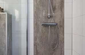 Shower, hair dryer, bidet, soap