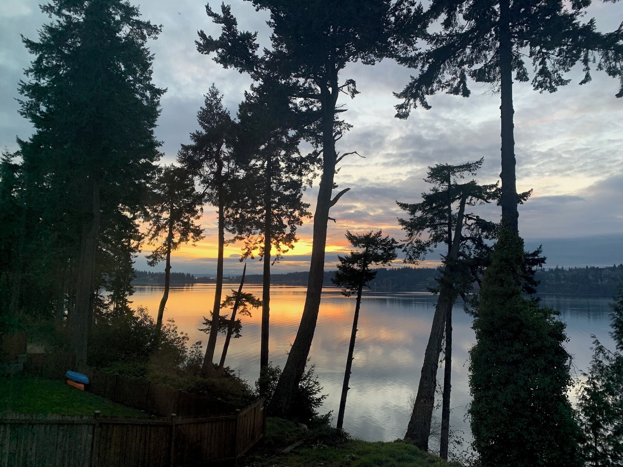 Stunning views from our living room.