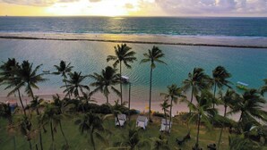 A beach view with palm trees and a clear sky. - Gav Porto Alto Resorts (Ipojuca)