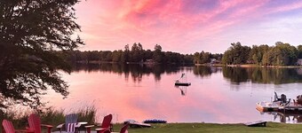 Lakeside Bliss Tait Lake – Cozy 3 Bed Cottage with Hot Tub & Private Waterfront!