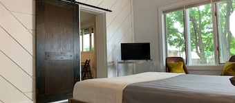 Pet Friendly 1 BR Apartment in Uptown Kingston + Huge Backyard & Full Kitchen