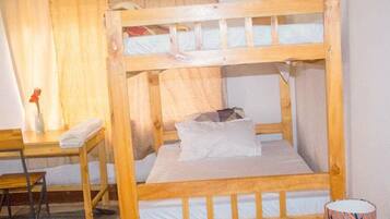 Dormitorio compartido Confort, vista a la montaña | 1 habitación, escritorio y espacio para trabajar con laptop