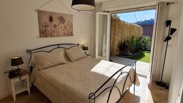 1 bedroom, iron/ironing board, travel crib, free WiFi