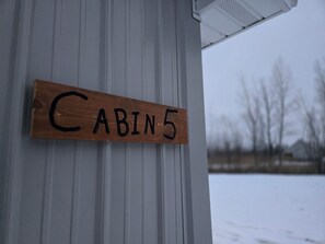 Exterior detail - Brightstone Lake Cabin 5 (Rensselaer)