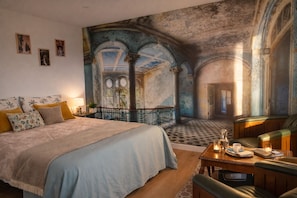 Business-Apartment, 1 Queen-Bett, Kochnische, Erdgeschoss | Hochwertige Bettwaren, Pillowtop-Betten, kostenloses WLAN