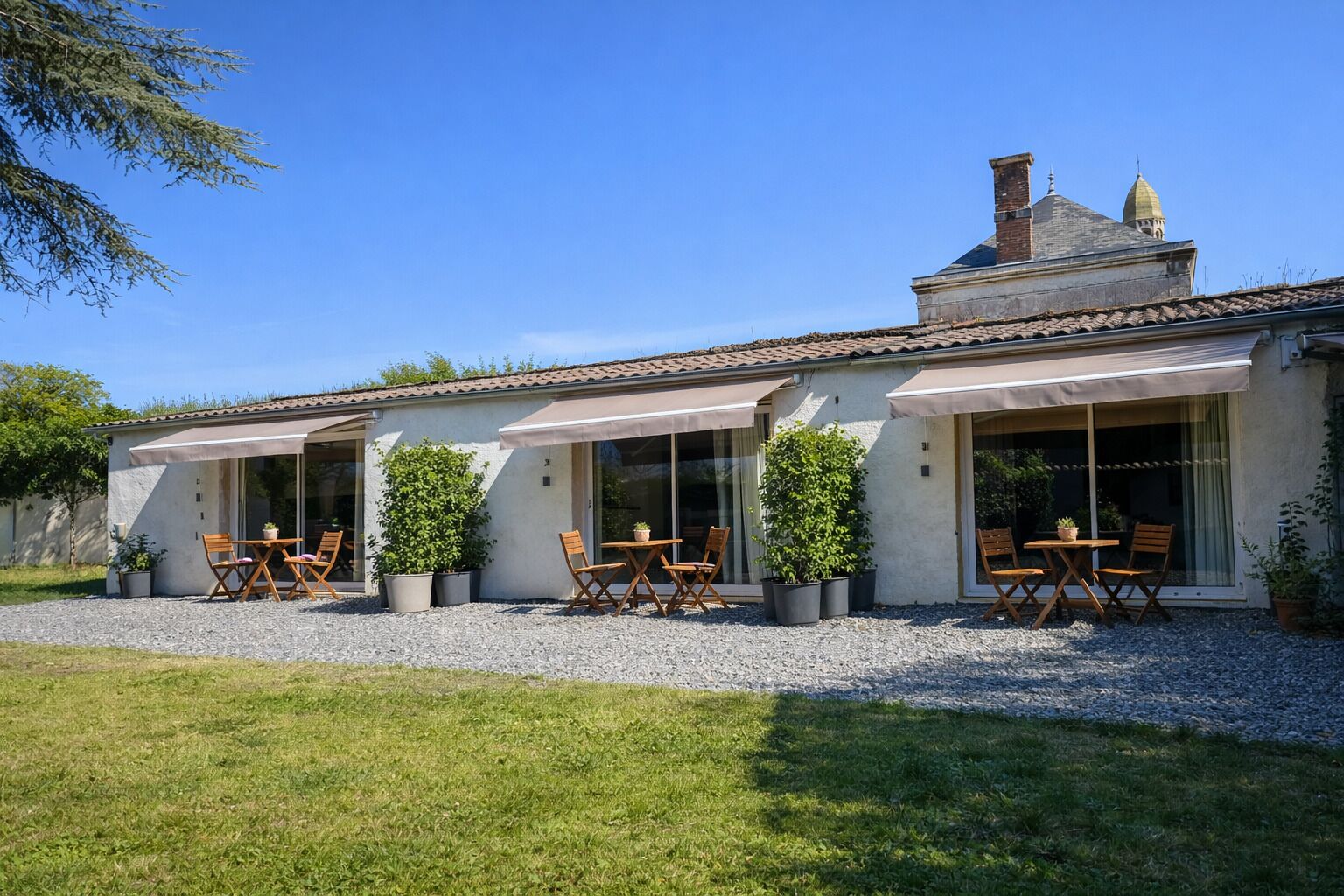 Voorkant van accommodatie