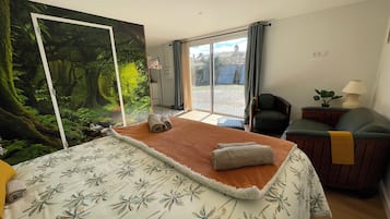 Business Apartment, 1 Queen Bed, Kitchenette, Ground Floor | Premium bedding, pillowtop beds, free WiFi