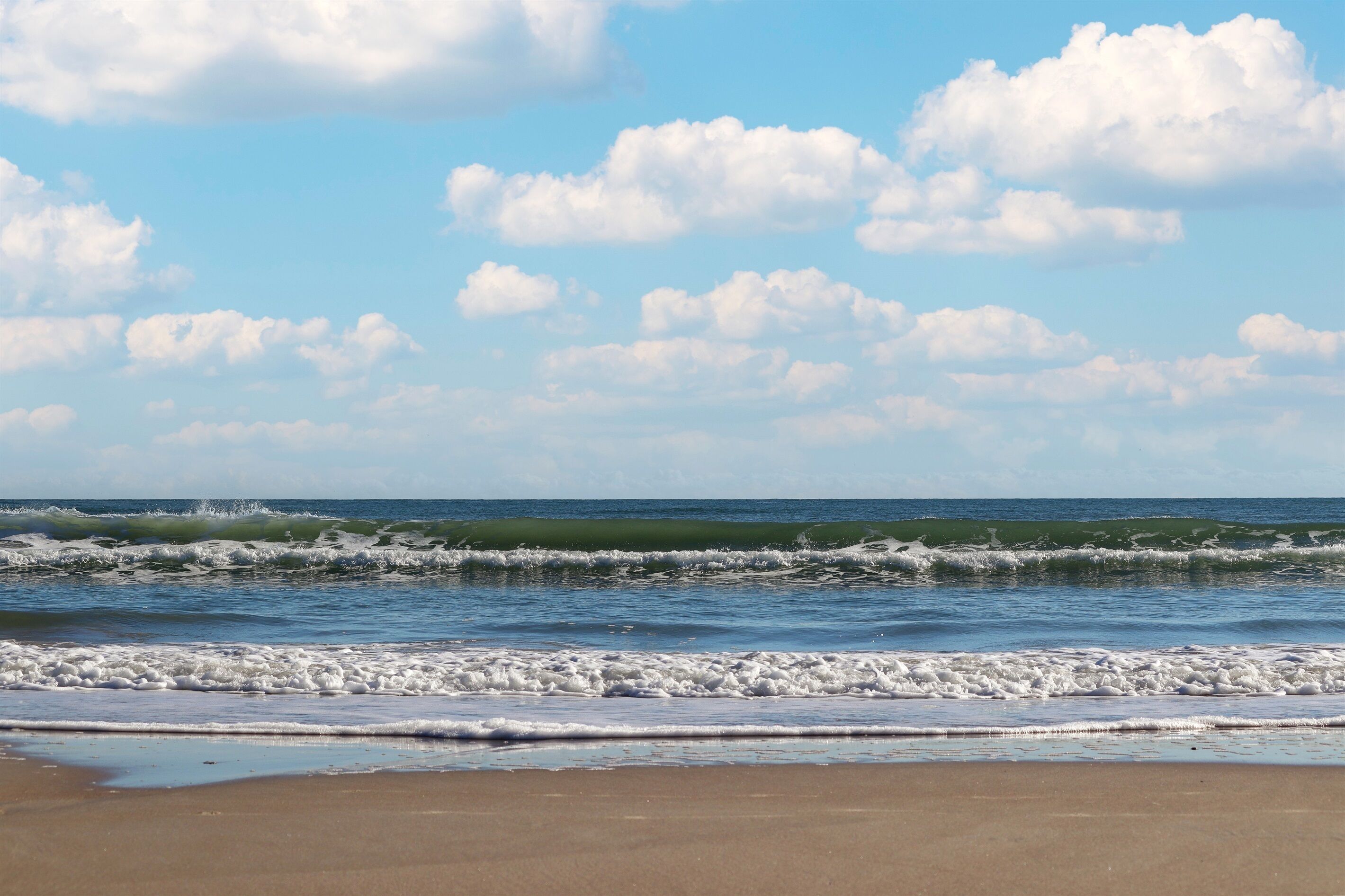 On the beach