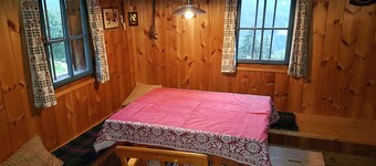 Hut for skiing or hiking
