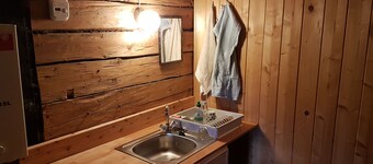 Hut for skiing or hiking